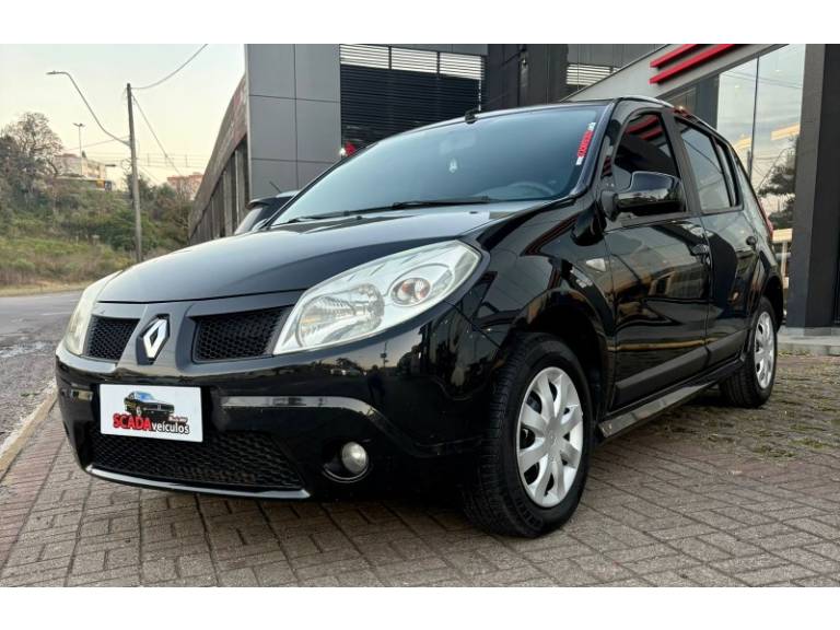 RENAULT - SANDERO - 2010/2010 - Preta - R$ 31.900,00