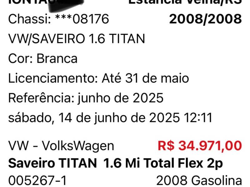 VOLKSWAGEN - SAVEIRO - 2008/2008 - Branca - R$ 26.900,00